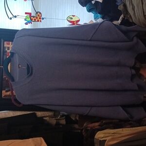 Free People Blue Crew Neck Sweater